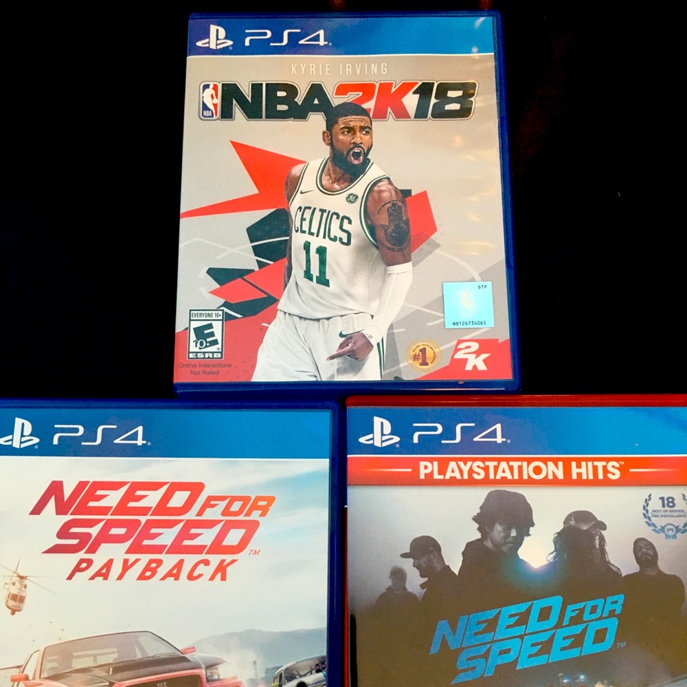 Lot of 3 PS4 video games